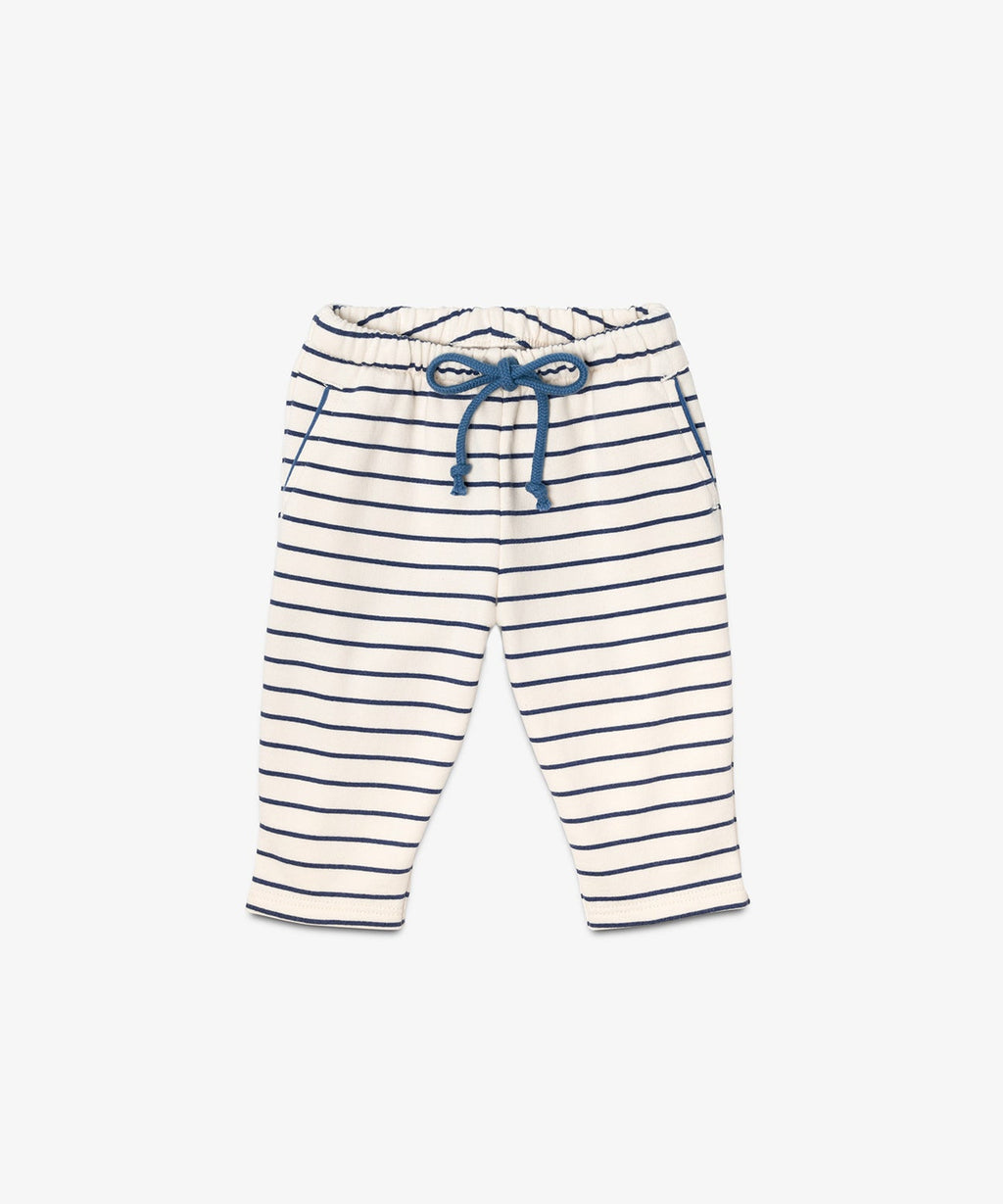 Oso & Me Baby Chris Jogger in Navy French Stripe
