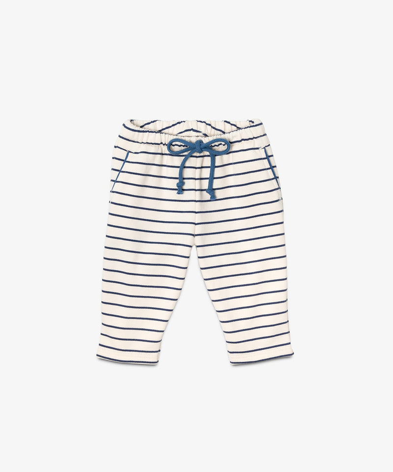 Oso & Me Baby Chris Jogger in Navy French Stripe