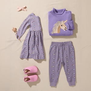 Coop Kids by Pink Chicken Jax Jogger in Rainbow Unicorns