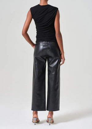 Agolde Ren Leather Pant in Detox