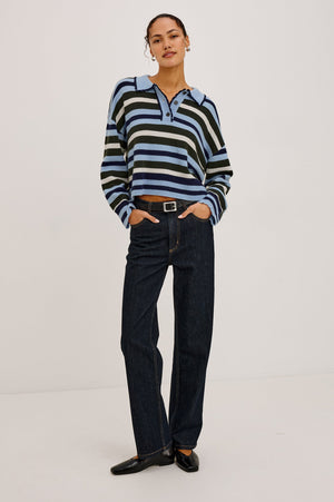 Rails Delora Sweater in Sky Forest