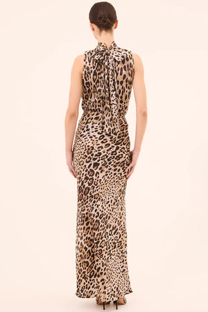 Misa Luka Top in Leopard Print