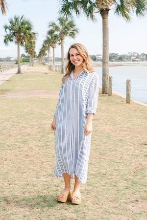 Victoria Dunn Mira Dress in Capri