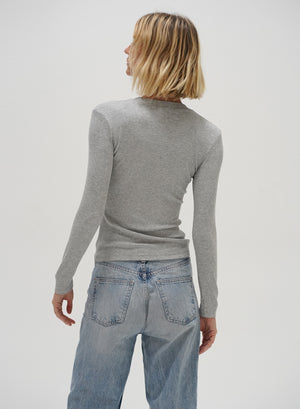 DALSTON RIBBED LONG SLEEVE