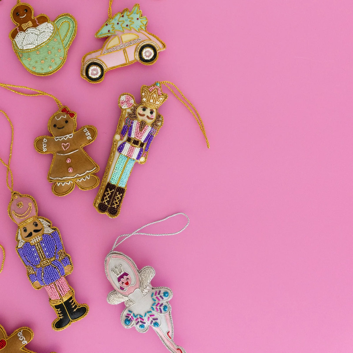 Jollity / Daydream Society Embroidered Christmas Ornaments - Multiple Styles!