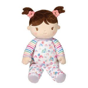 Douglas Isabelle Rainbow Stripes Doll