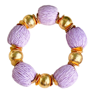 Candace Raffia Bracelet - Multiple Colors