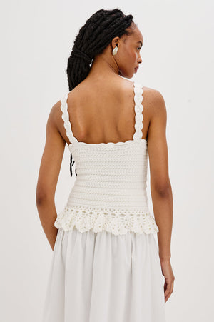 Rails Estefania Top in White