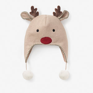 Elegant Baby Aviator Hat in Reindeer