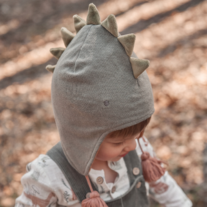 Elegant Baby Aviator Hat in Dinosaur