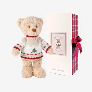 Elegant Baby Boxed Christmas Bear