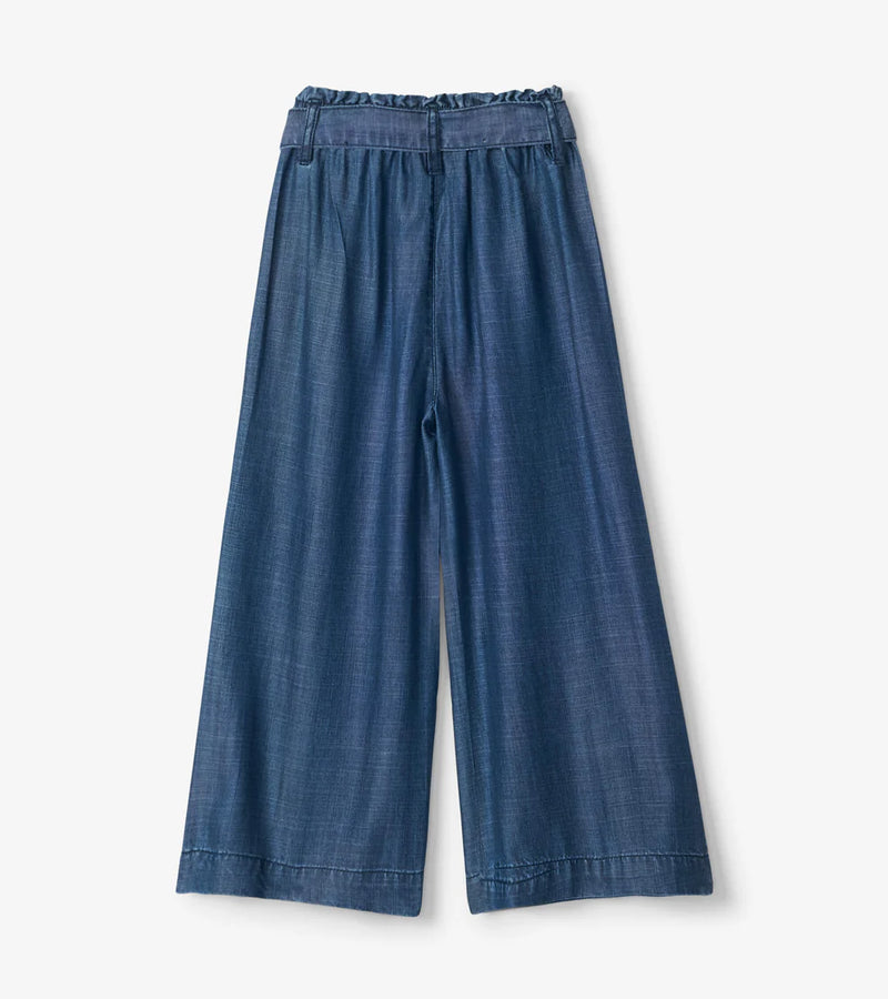 Hatley Paperbag Tencel Pants in Maritime Denim