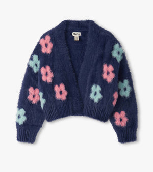 Hatley Cardigan Sweater in Big Flowers