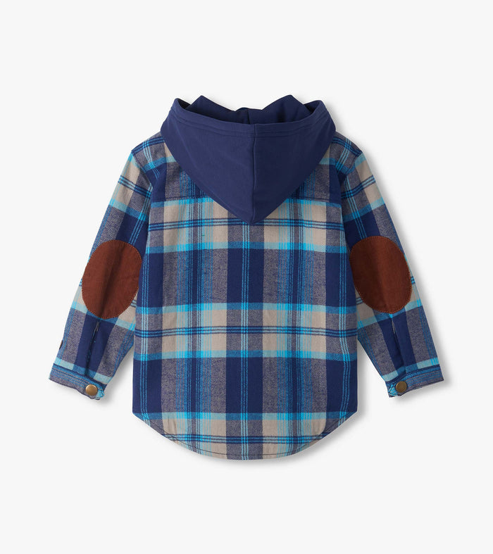 Hatley Flannel Hoodie in Huntington Plaid