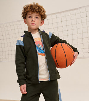 Hatley Mock Neck Jacket in Rosin