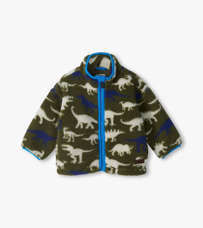 Hatley Faux Sherpa Jacket in Dinos