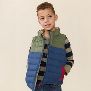 Pink Chicken Reversible Riley Vest in Space Rockets