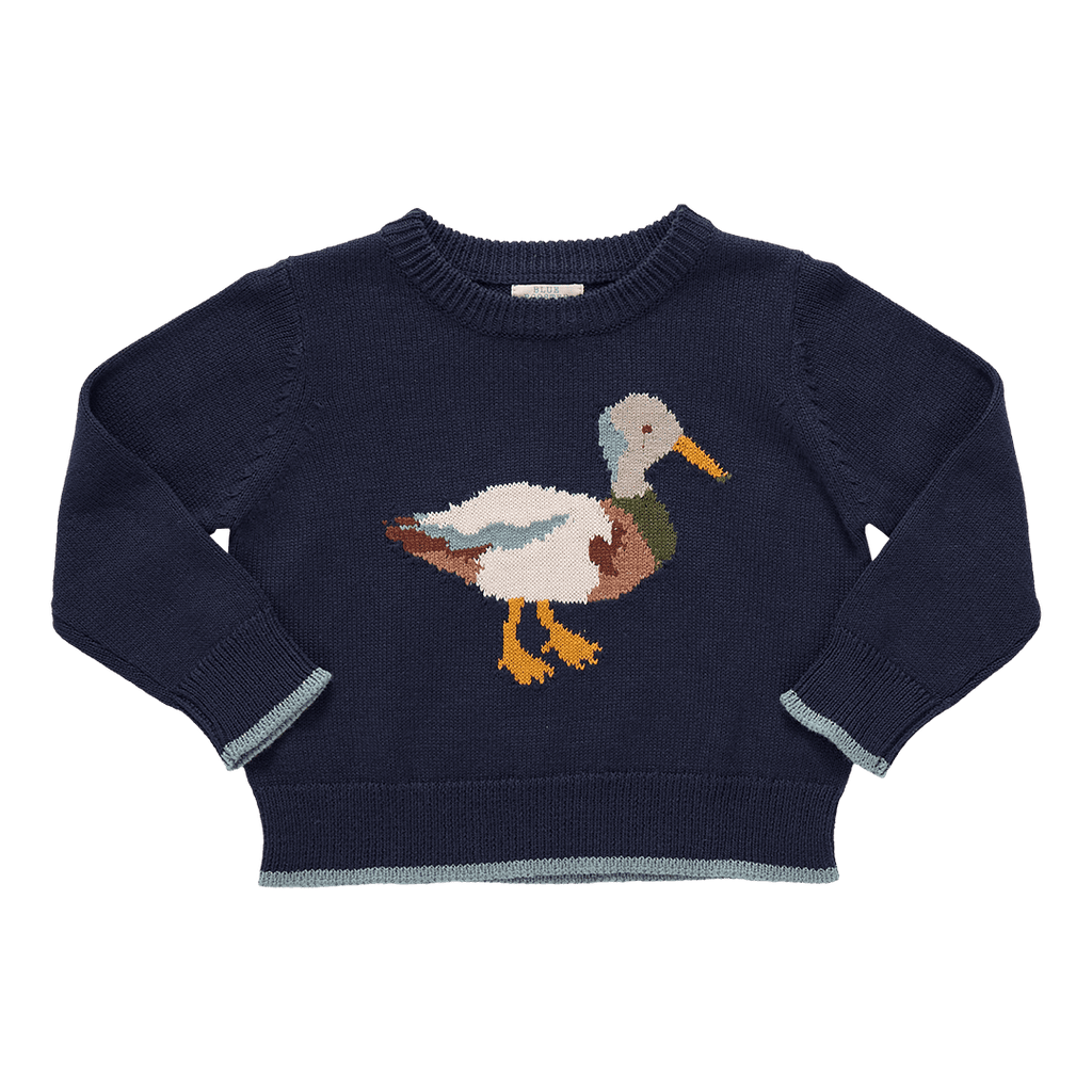 Pink Chicken Baby Oliver Sweater in Mallard