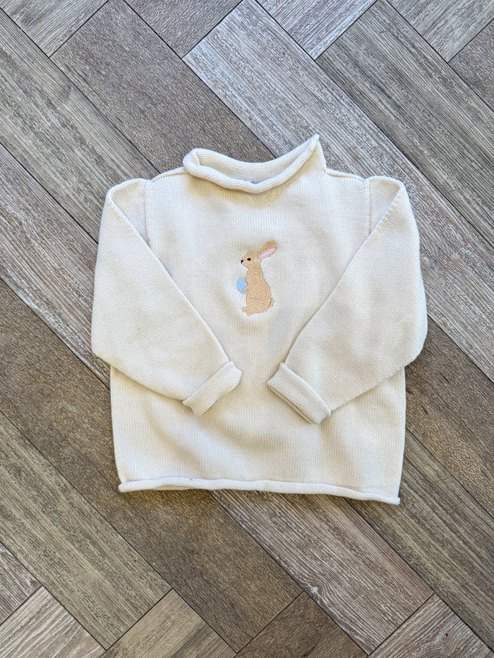 A Soft Idea Easter Bunny Sweater in Natural