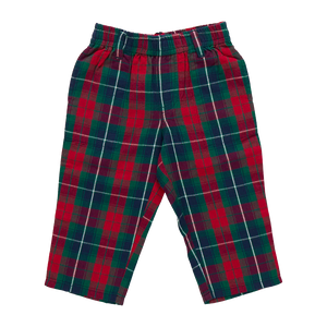 Pink Chicken Baby Boys Jackson Pant in Red Tartan