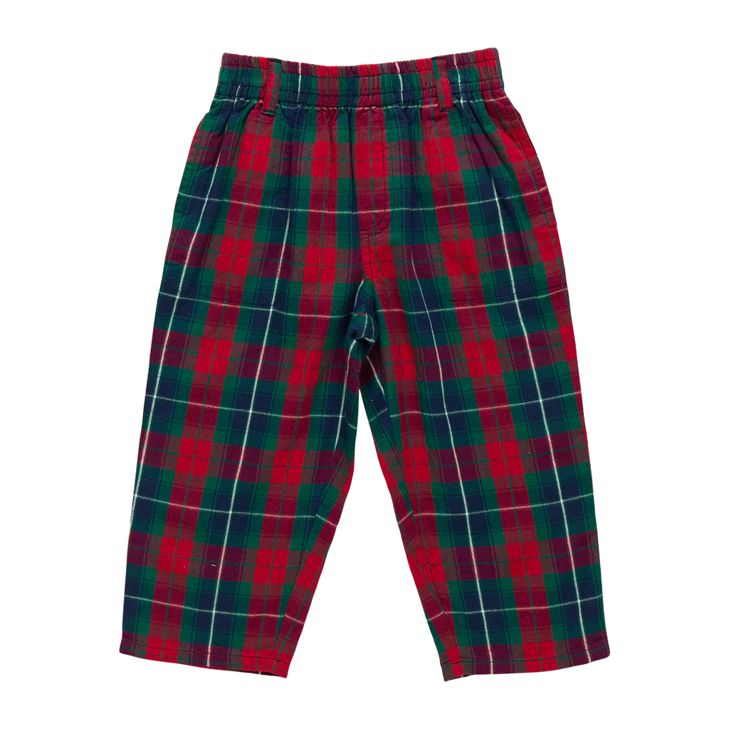 Pink Chicken Boys Jackson Pant in Red Tartan