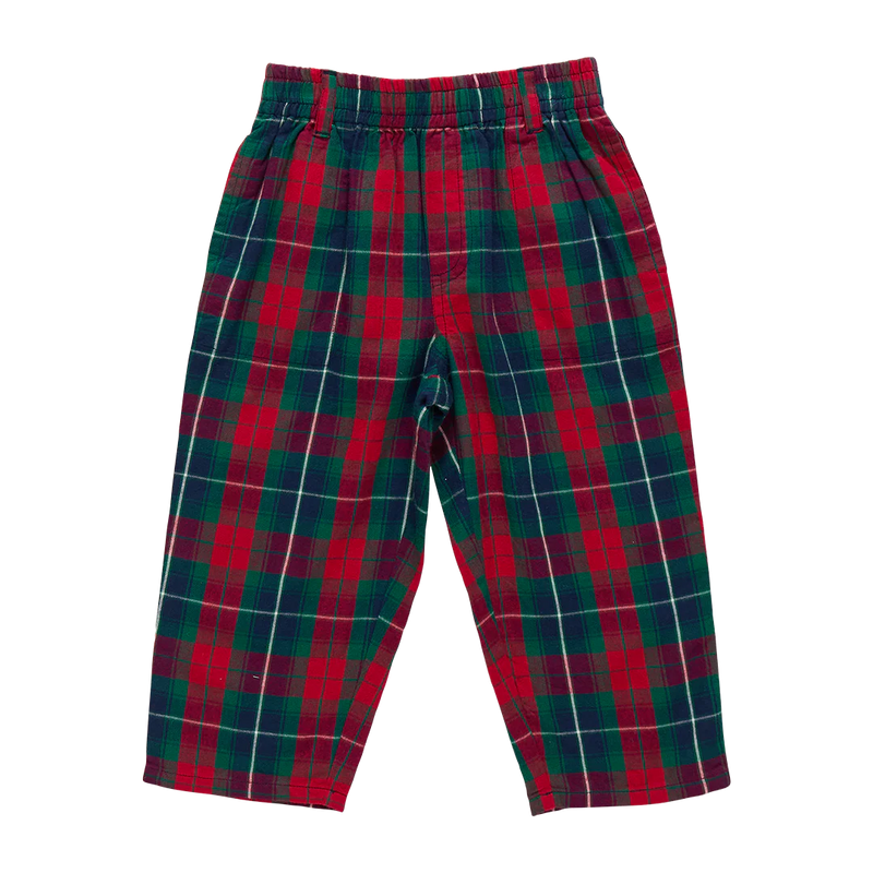 Pink Chicken Boys Jackson Pant in Red Tartan