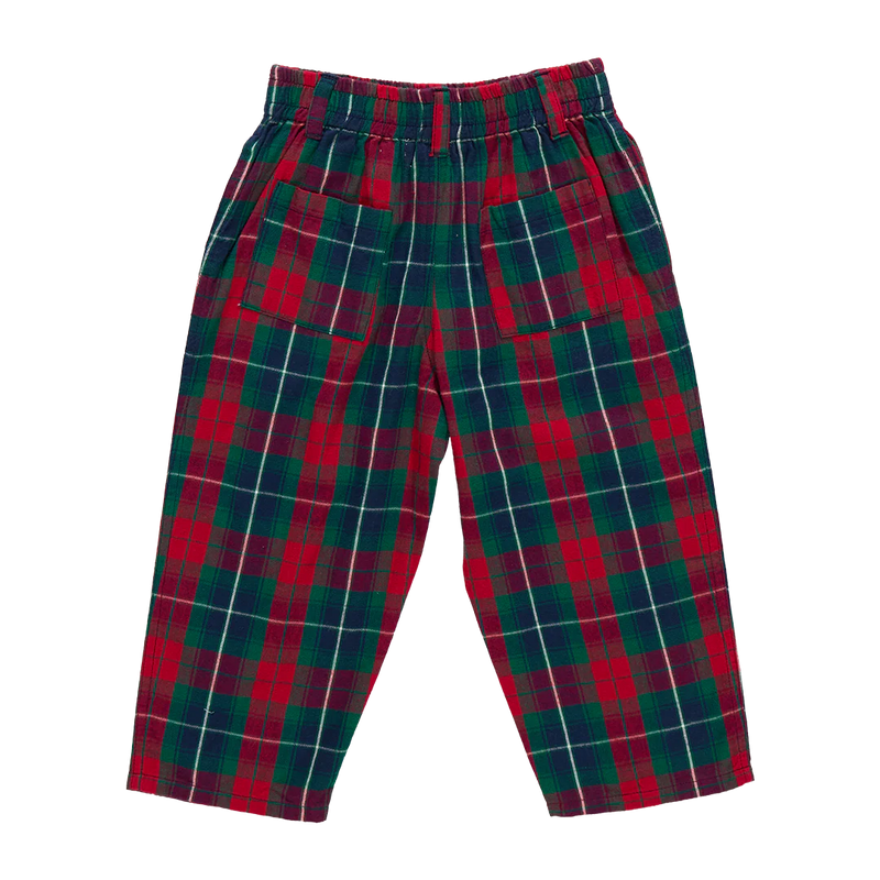 Pink Chicken Boys Jackson Pant in Red Tartan