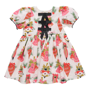Pink Chicken Hermione Dress in Holly Bells