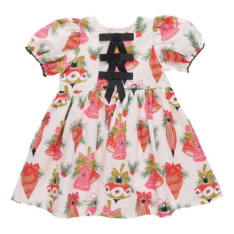 Pink Chicken Hermione Dress in Holly Bells
