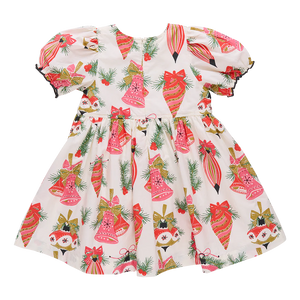 Pink Chicken Hermione Dress in Holly Bells