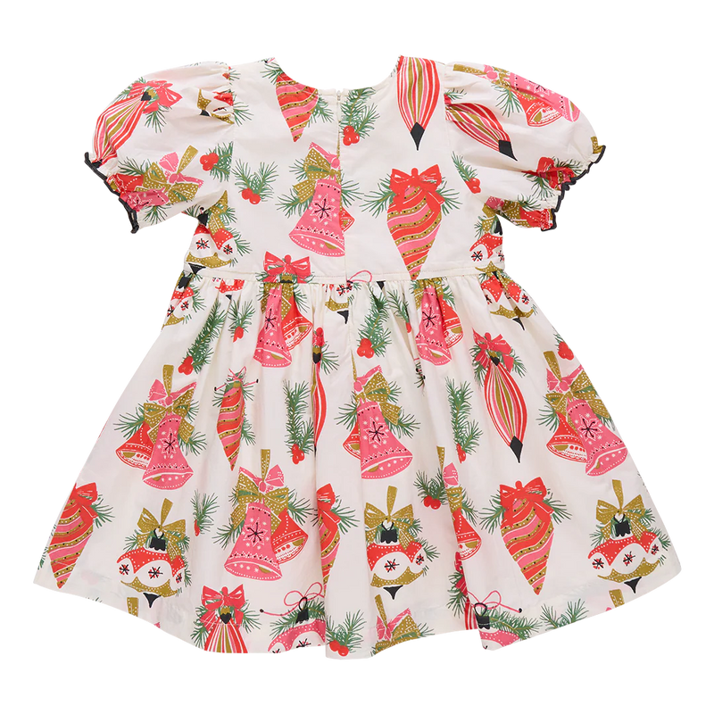 Pink Chicken Hermione Dress in Holly Bells