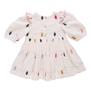 Pink Chicken Brooke Dress in Christmas Lights