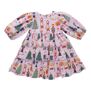 Pink Chicken Peachy Dress in Lavender Nutcracker