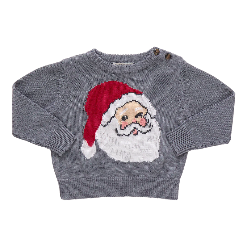 Pink Chicken Baby Boys Oliver Sweater in Santa
