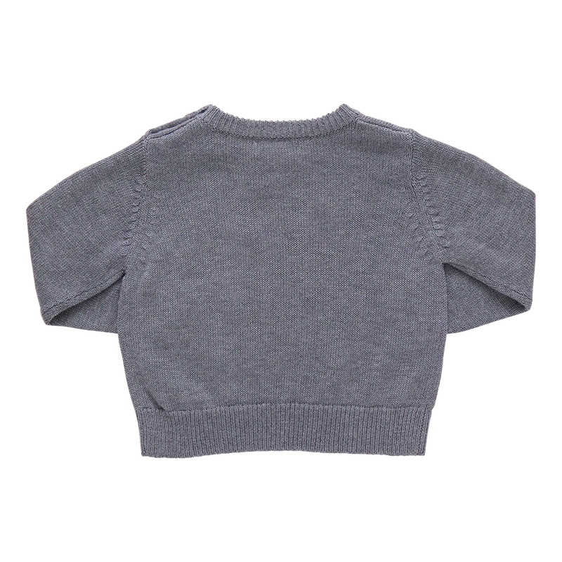 Pink Chicken Baby Boys Oliver Sweater in Santa