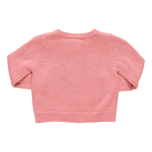 Pink Chicken Baby Girls Maude Sweater in Santa