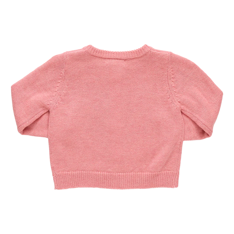 Pink Chicken Baby Girls Maude Sweater in Santa