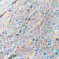 Joy Street Kids Henley Pajamas in Football
