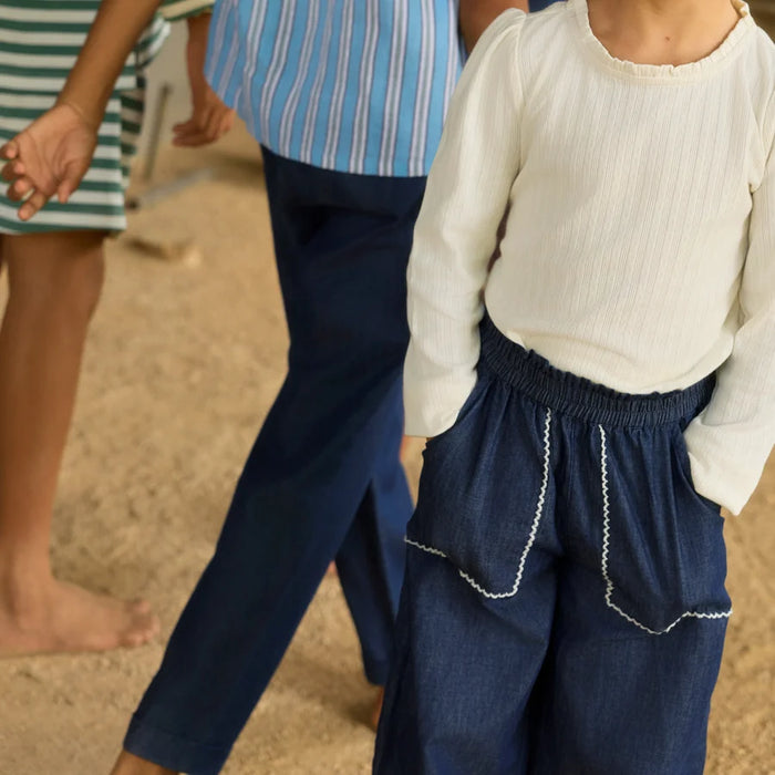 Minnow Girls Chambray Pant