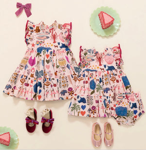 Pink Chicken Baby Jennifer Dress in 20 Years of Pink Chicken