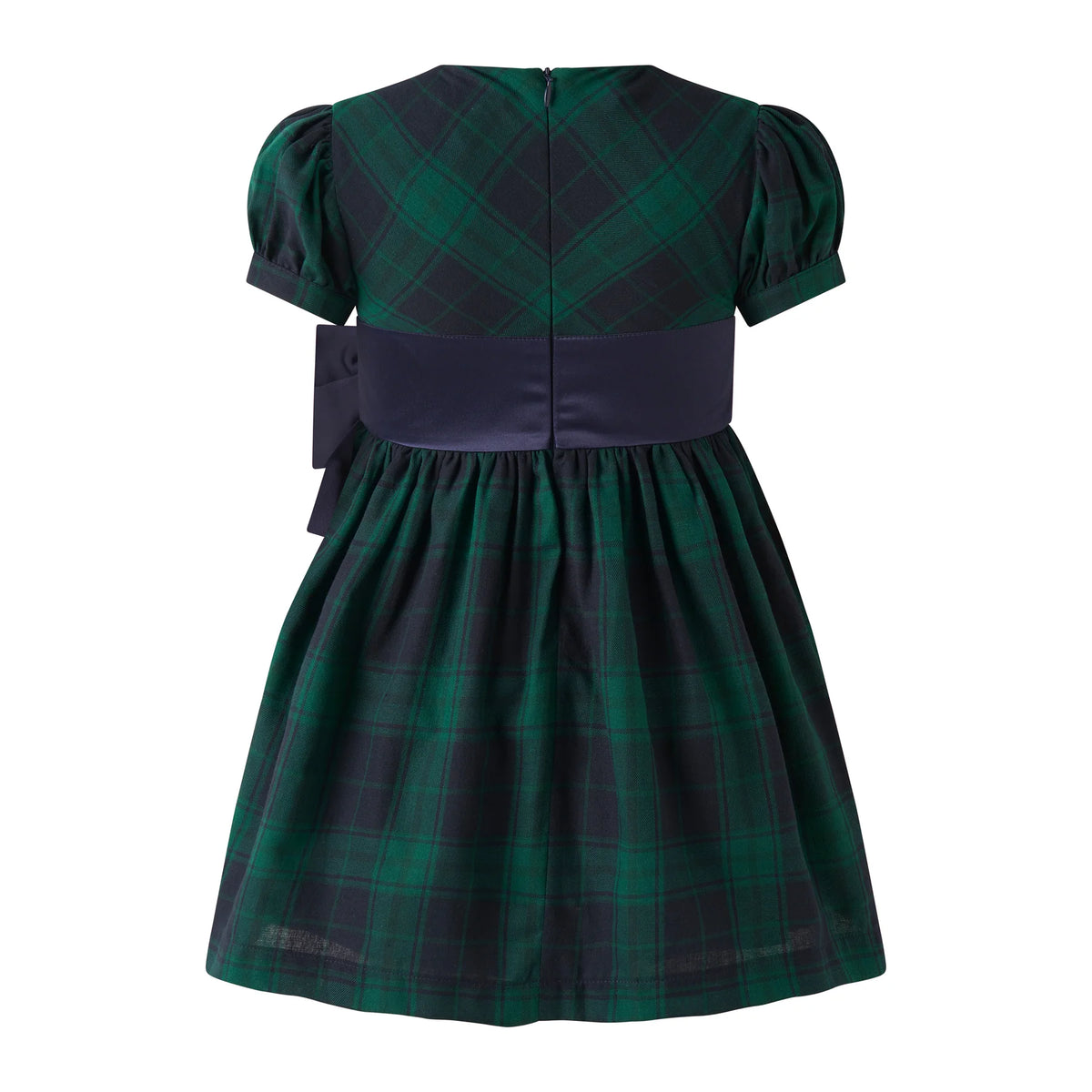Rachel Riley Blackwatch Bow Dress