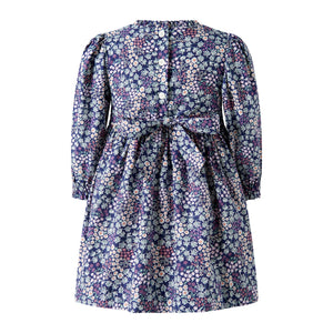 Rachel Riley Wild Floral Ruched Dress