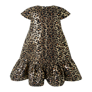 Rachel Riley Leopard Damask Party Dress