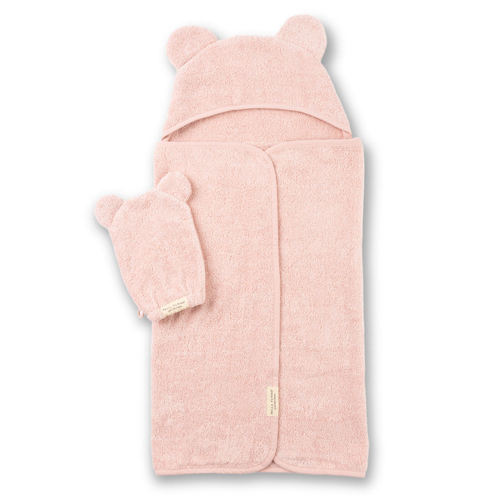 Bella Tunno Hooded Towel and Wash Mitt Set-Multiple Colors!