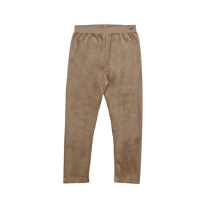 Mayoral Baby Velvet Leggings in Camel