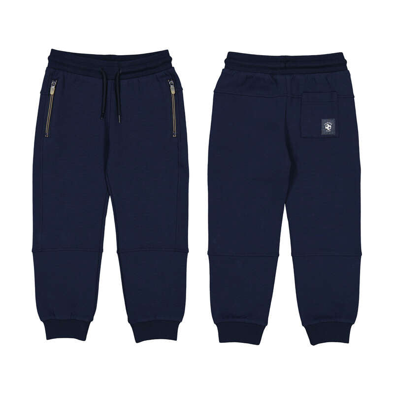 Mayoral Zip Pocket Joggers in Navy