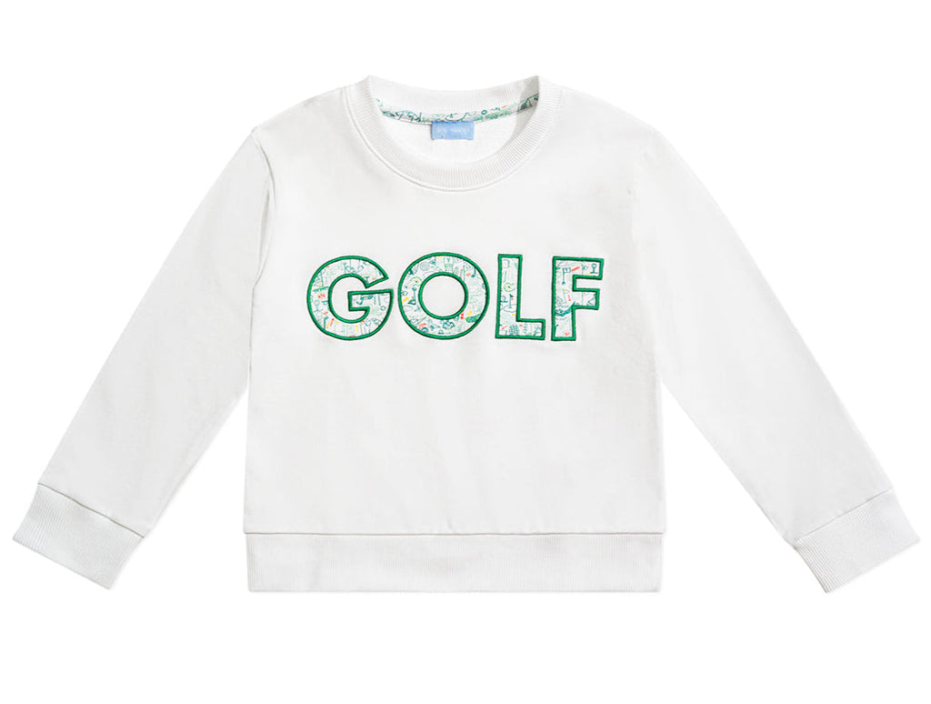 Joy Street Kids Crewneck Sweatshirt in Golf