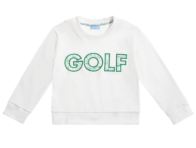 Joy Street Kids Crewneck Sweatshirt in Golf