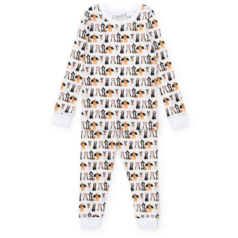 Lila + Hayes Grayson Pajama Set in Halloween Pups