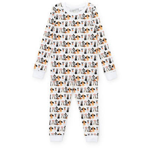 Lila + Hayes Grayson Pajama Set in Halloween Pups